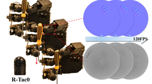 R-Tac0: A Rounded High-Frequency Transferable Monochrome Vision-based Tactile Sensor for Shape Reconstruction